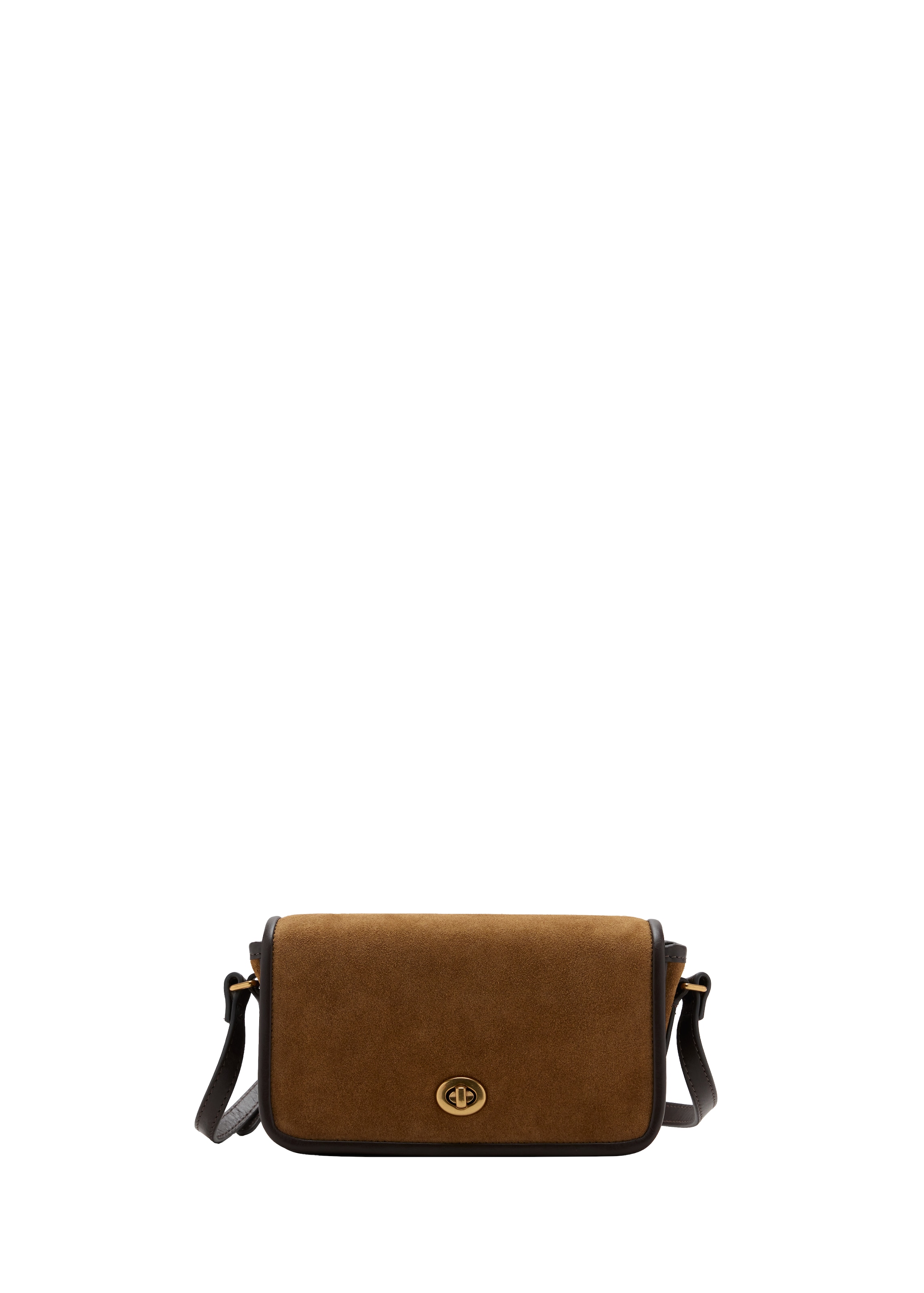MANGO Crossbody bag 'TERESA' in Brown: front
