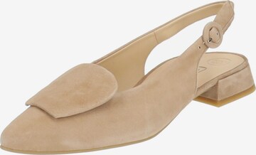 Paul Green Sandalen met riem in Beige: voorkant