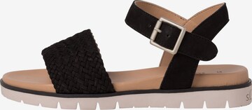 s.Oliver Strap Sandals in Black