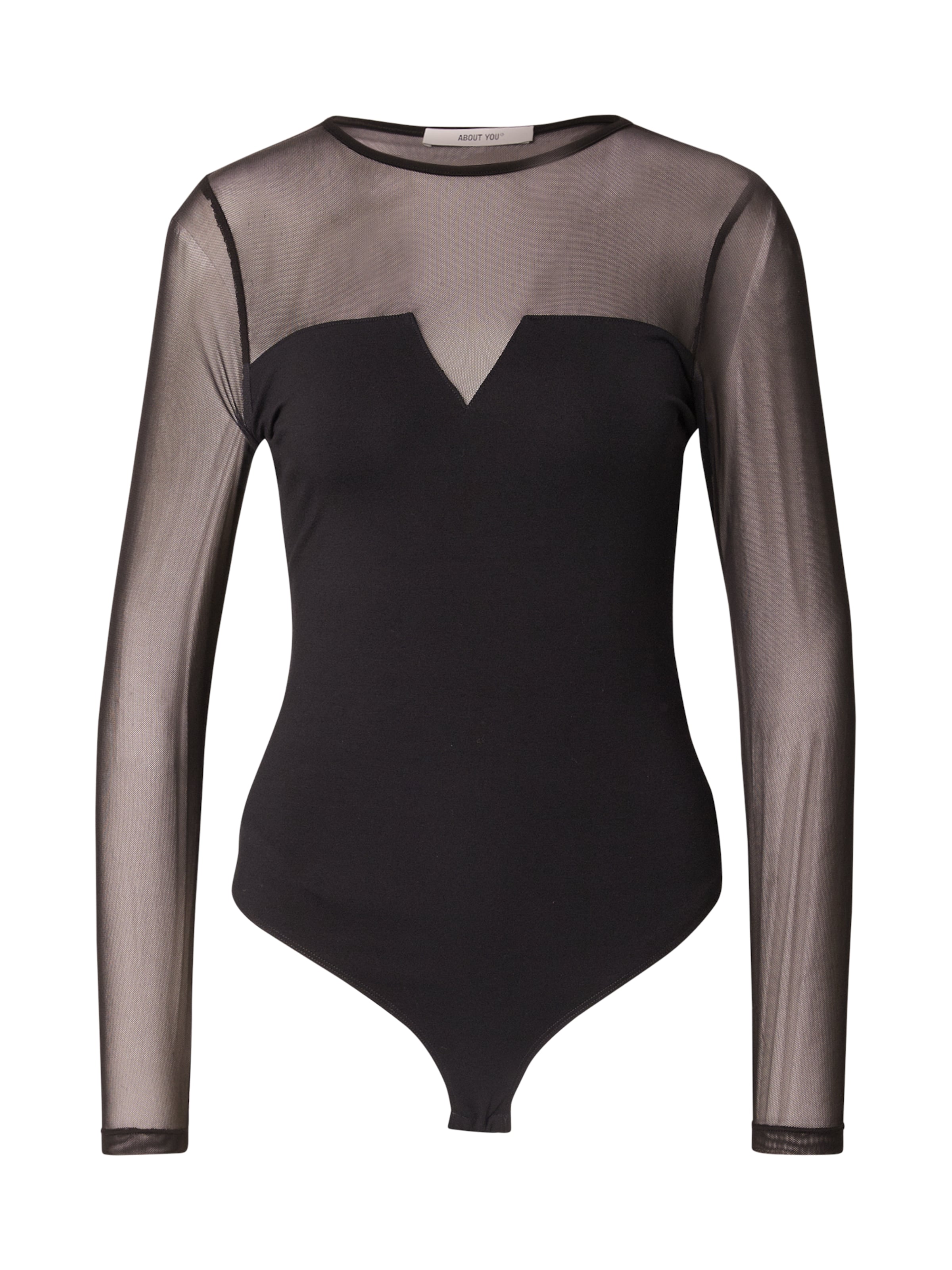 juoda ABOUT YOU Marškinėliai 'Sydney': priekis