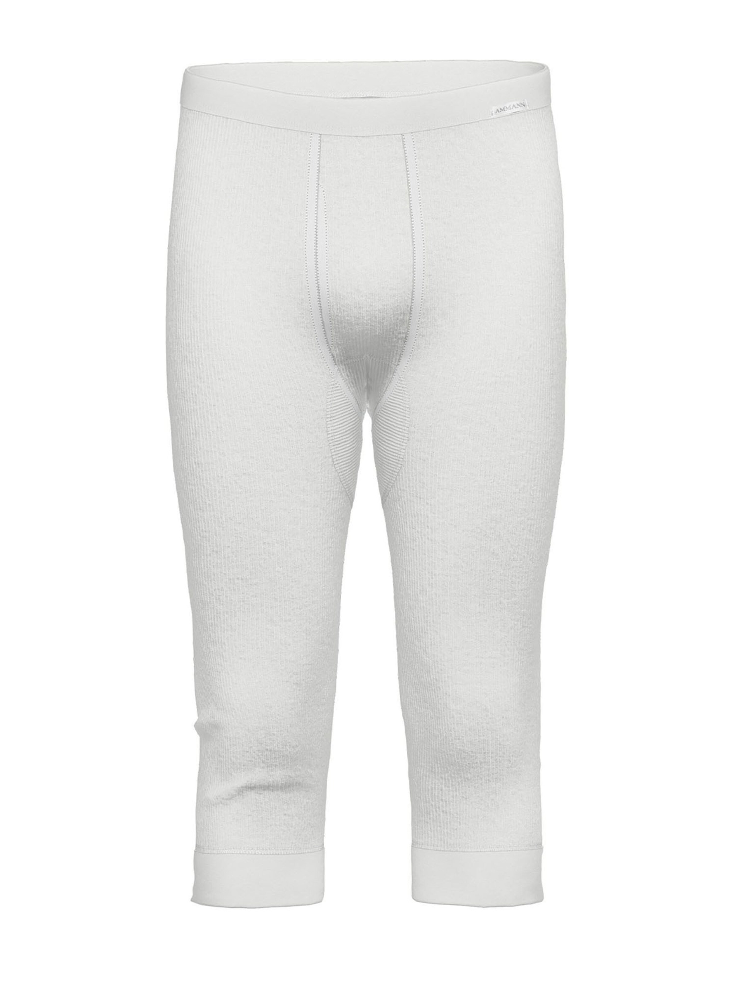 Ammann Long Johns 'Day Classic / Doppelripp Exquisit' in White: front