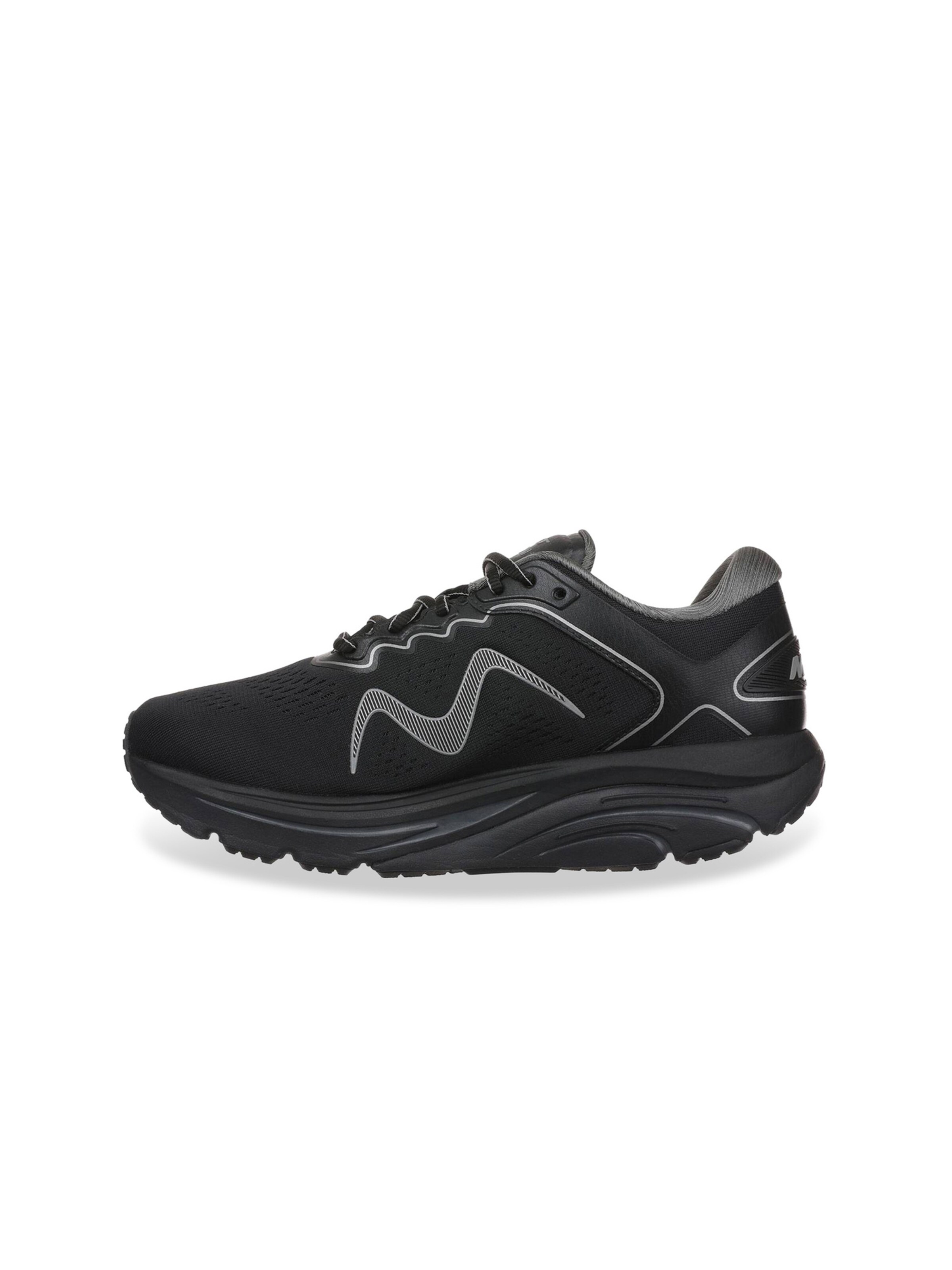 MBT - Sapatilhas slip-on ' MBT-2000 III LACE UP ' em preto: lateral