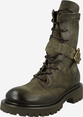 Boots 'TOPCAT' di A.S.98 in verde: frontale