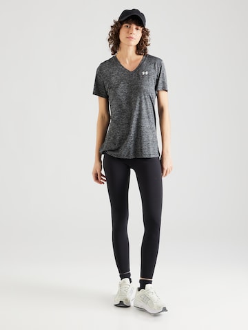 T-shirt fonctionnel 'Twist' UNDER ARMOUR en gris