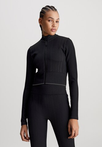 Calvin Klein Between-Season Jacket in Black: front