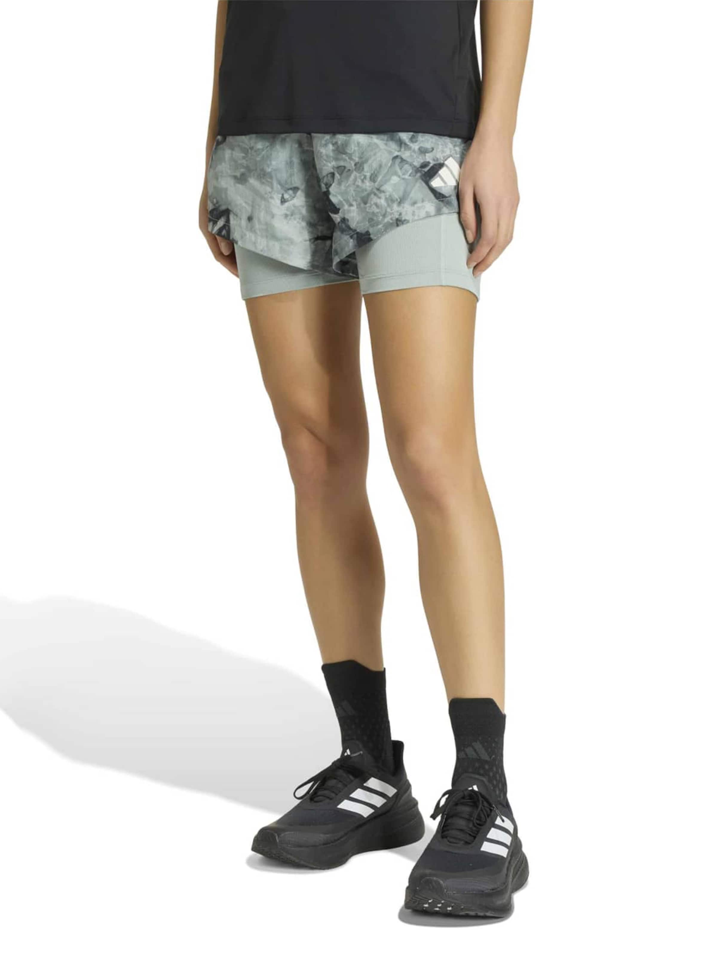 ADIDAS PERFORMANCE Skinny Sportnadrágok 'Adi365' - zöld: elől