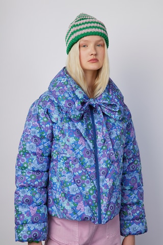 Damson Madder Winter Jacket 'HOLLY' in Blue: front
