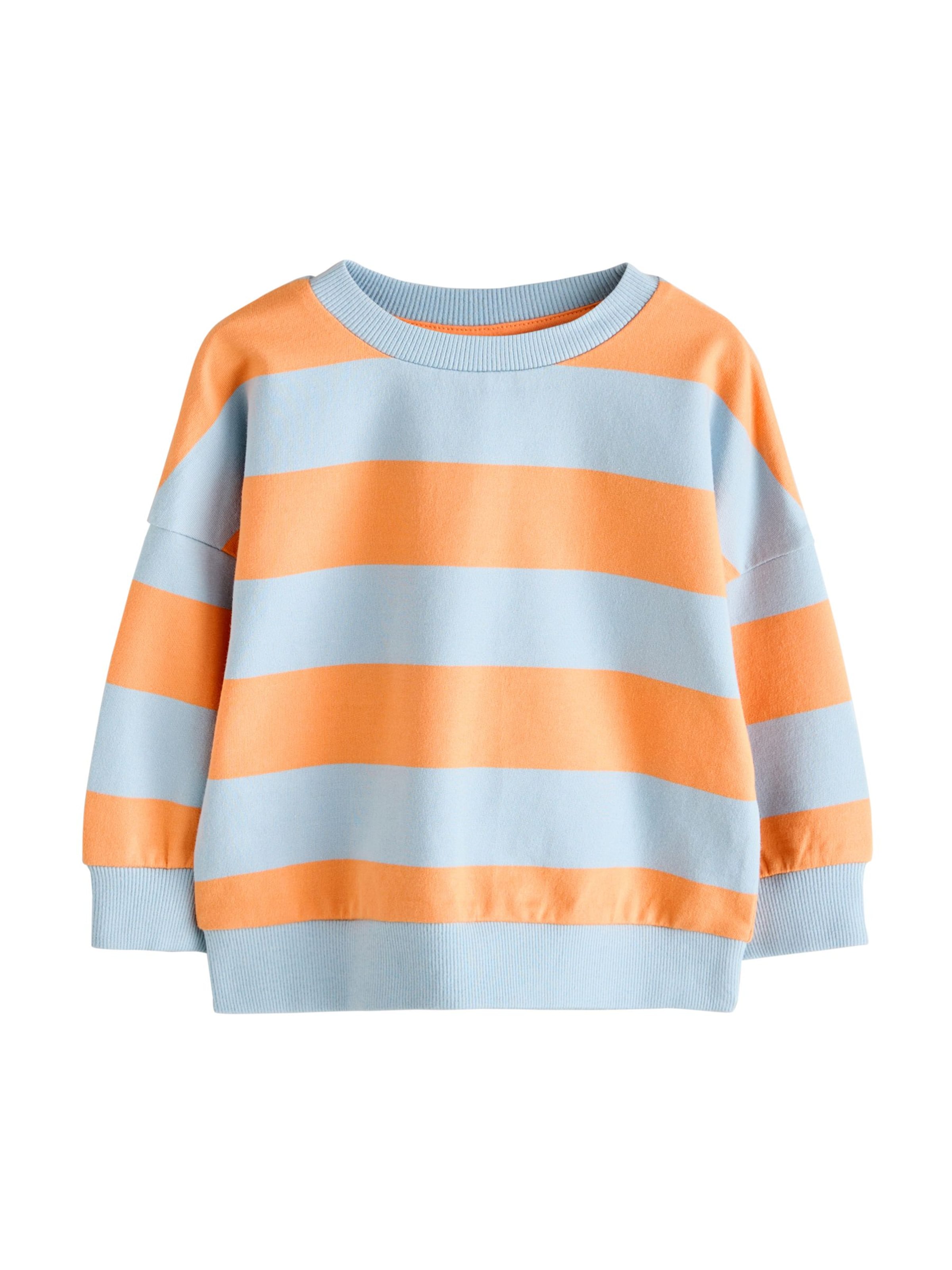 Bluză de molton de la Next pe albastru: față