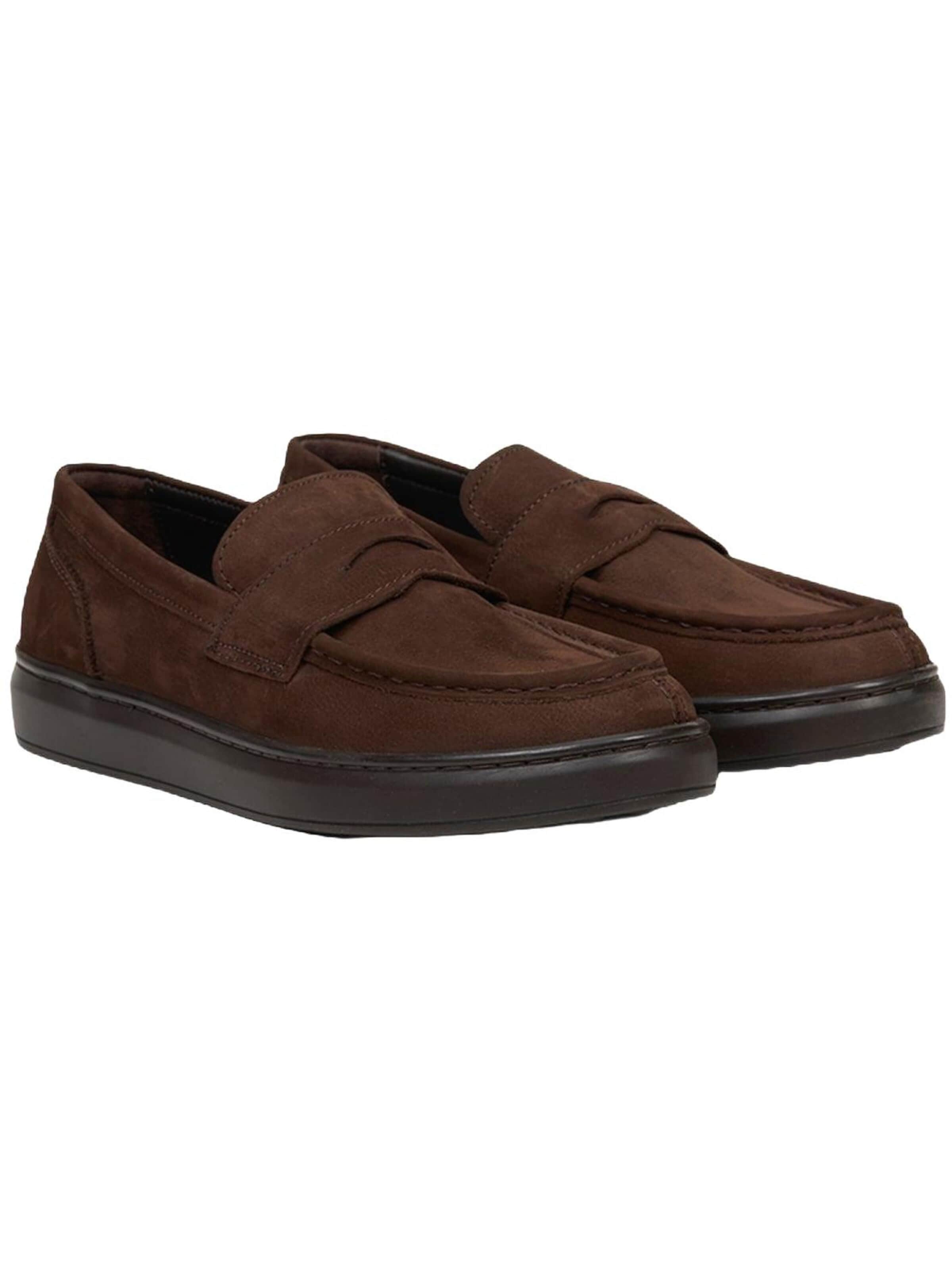 Desa Classic Flats 'Beleg' in Brown: front