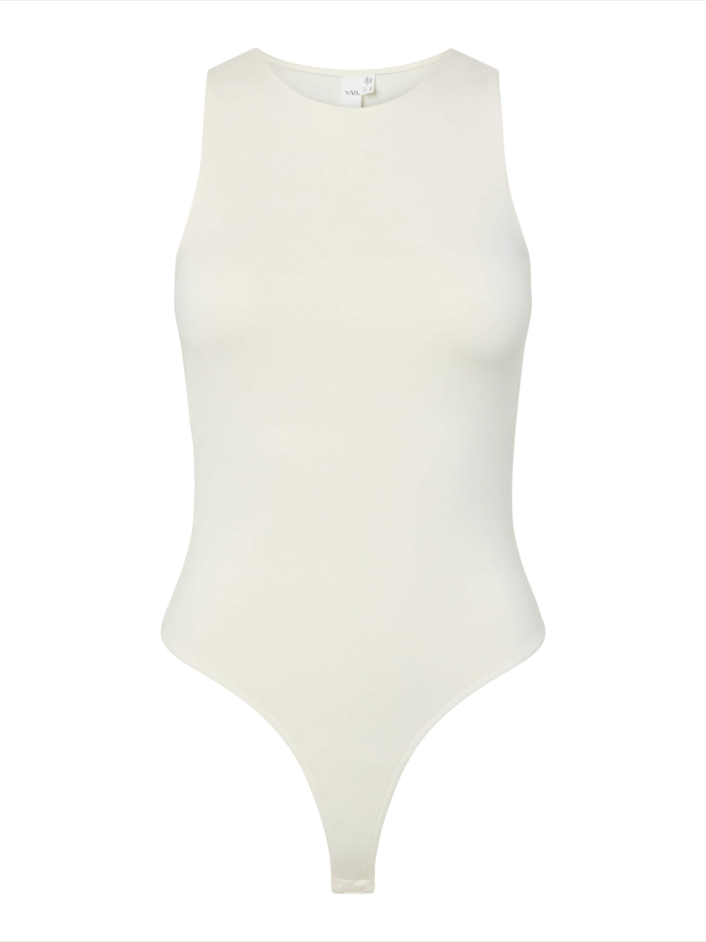 YAS Shirt Bodysuit &#x27;YASRUBY&#x27; in White: front
