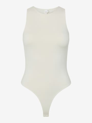 YAS Shirt bodysuit 'YASRUBY' in White: front