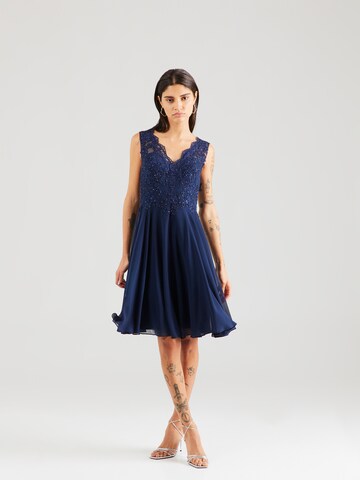 mascara Cocktail Dress in Blue