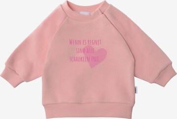 LILIPUT Sweatshirt 'Wenn es regnet sind alle Schaukeln frei' in Pink: front