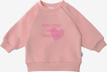 LILIPUT Sweatshirt 'Wenn es regnet sind alle Schaukeln frei' in Pink: predná strana