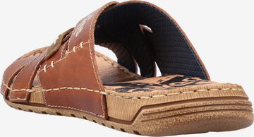 Rieker Mules in Brown