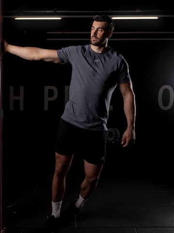 Fortex Fitness Shirt 'Essential Grip T-Shirt' in Grijs