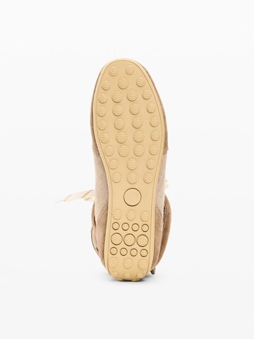 Sneaker înalt de la Desigual pe maro