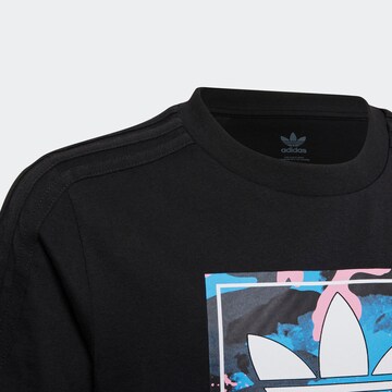 ADIDAS ORIGINALS Shirt 'Camo Graphic' in Black