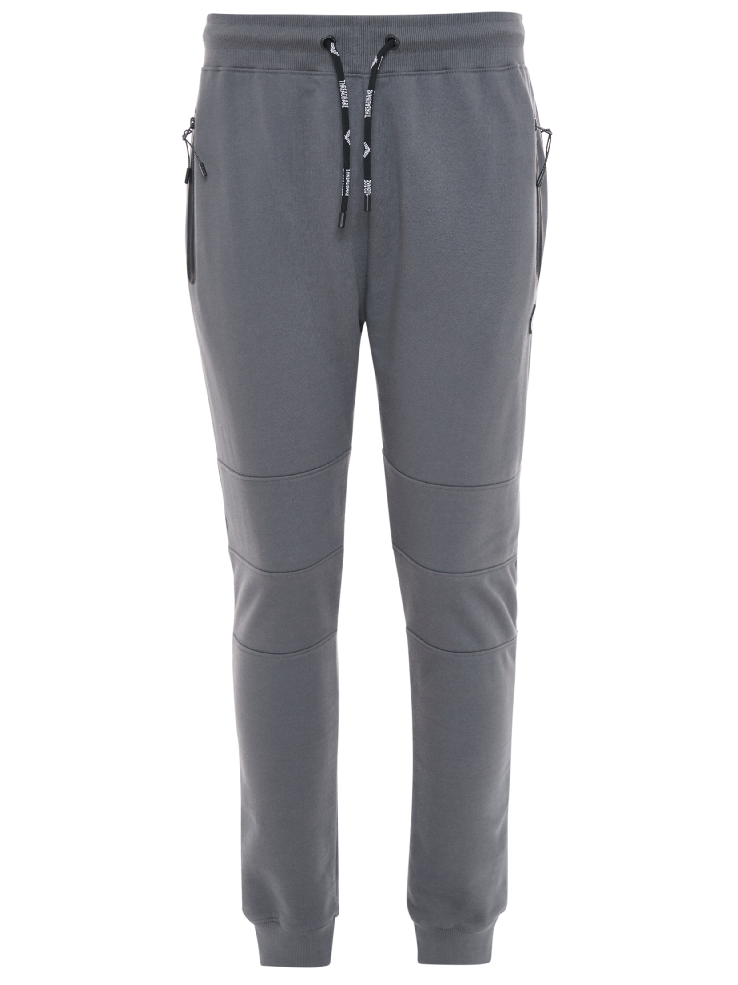 Threadbare Sweathose 'Tristain' in Grau: Vorderseite