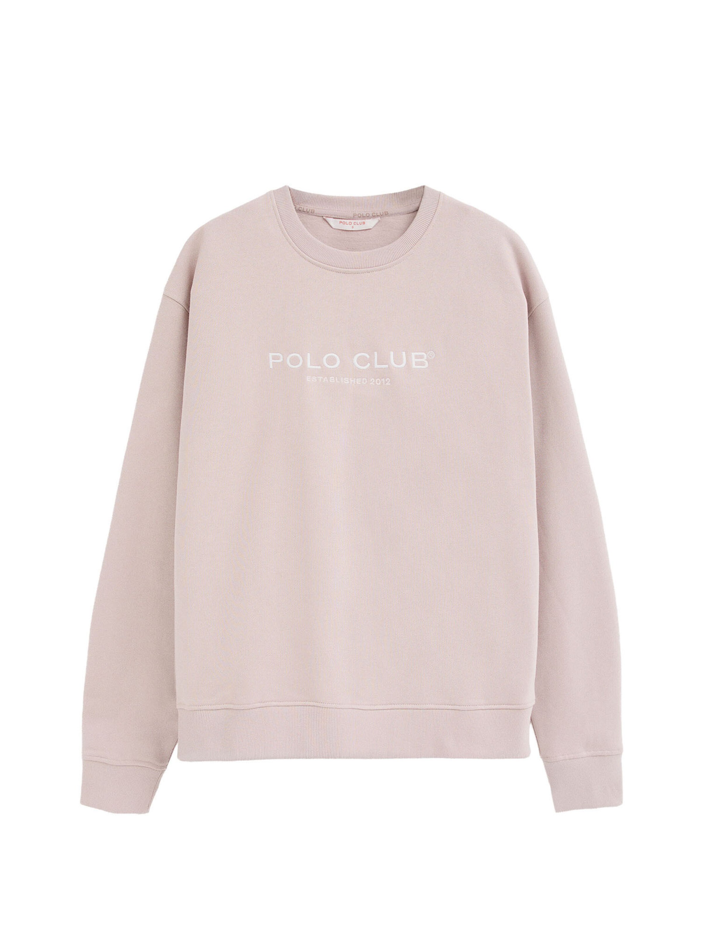 Polo Club Sweatshirt in Pink: Vorderseite