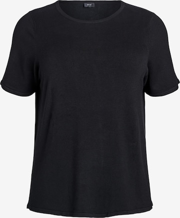 ZizziPulover 'CACALLIE' - crna boja: prednji dio