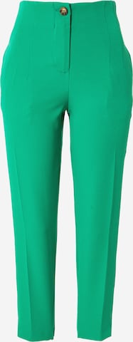 Dorothy Perkins Slim fit Trousers with creases in Green: front