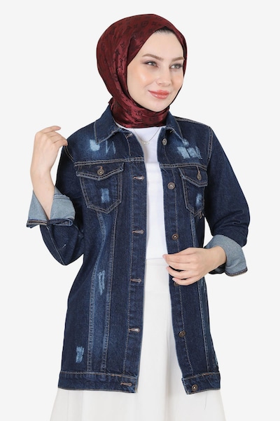 MODAMIHRAM Jacke in dunkelblau, Produktansicht