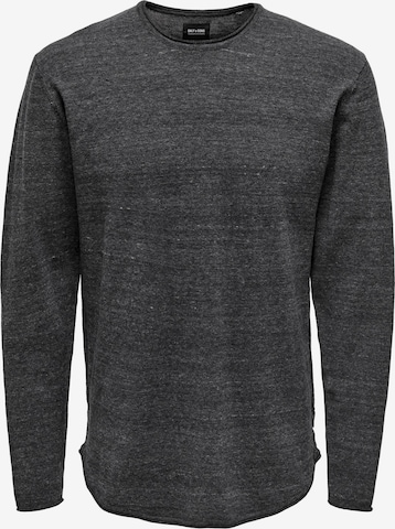 Only & Sons Sweater 'Bennit' in Black: front