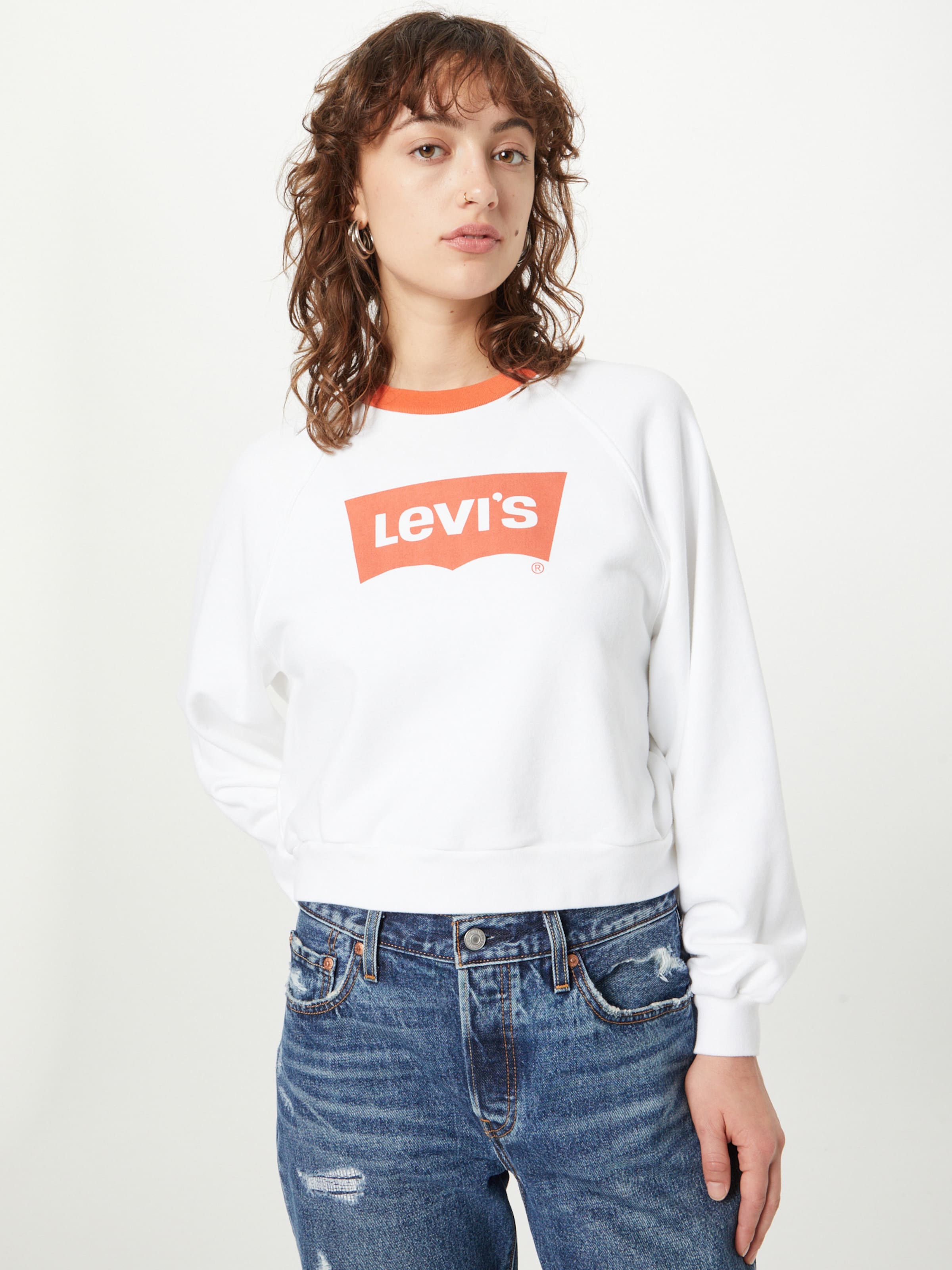 Levi white hot sale women's sweatshirt