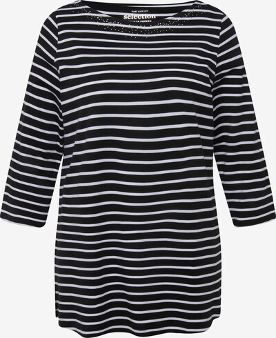 Marškinėliai iš Ulla Popken, spalva – juoda / balta, Prekių apžvalga