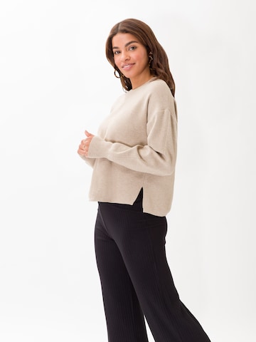 Pull-over 'Nola' Les Lunes en beige