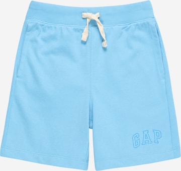 GAP Regular Trousers in Blue: front