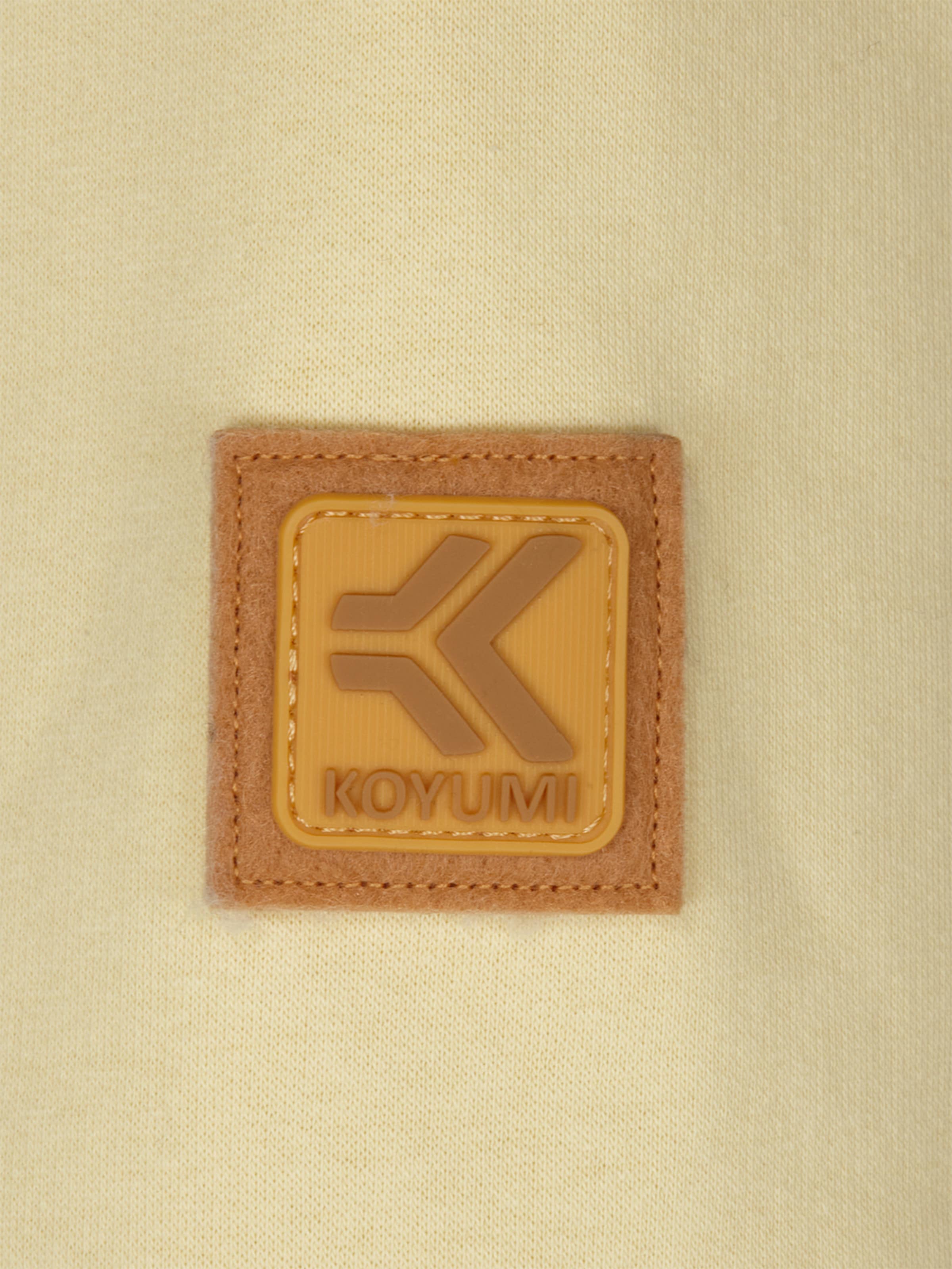 Koyumi Sweatshirt 'Break Your Neck' in Yellow