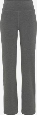 VIVANCE Regular Workout Pants in Grey: front