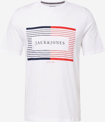 JACK & JONES Koszulka 'CYRUS' w kolorze biały: przód