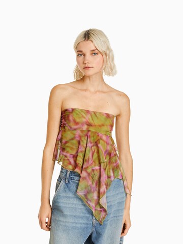 Bershka Shirt in Grün: Vorderseite