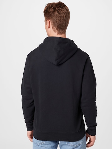 juoda LEVI'S ® Megztinis be užsegimo 'Standard Graphic Hoodie'