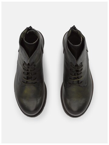 Felmini Wide Fit Lace-Up Ankle Boots in Brown