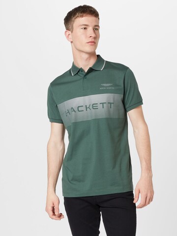 Hackett London Koszulka w kolorze zielony: przód