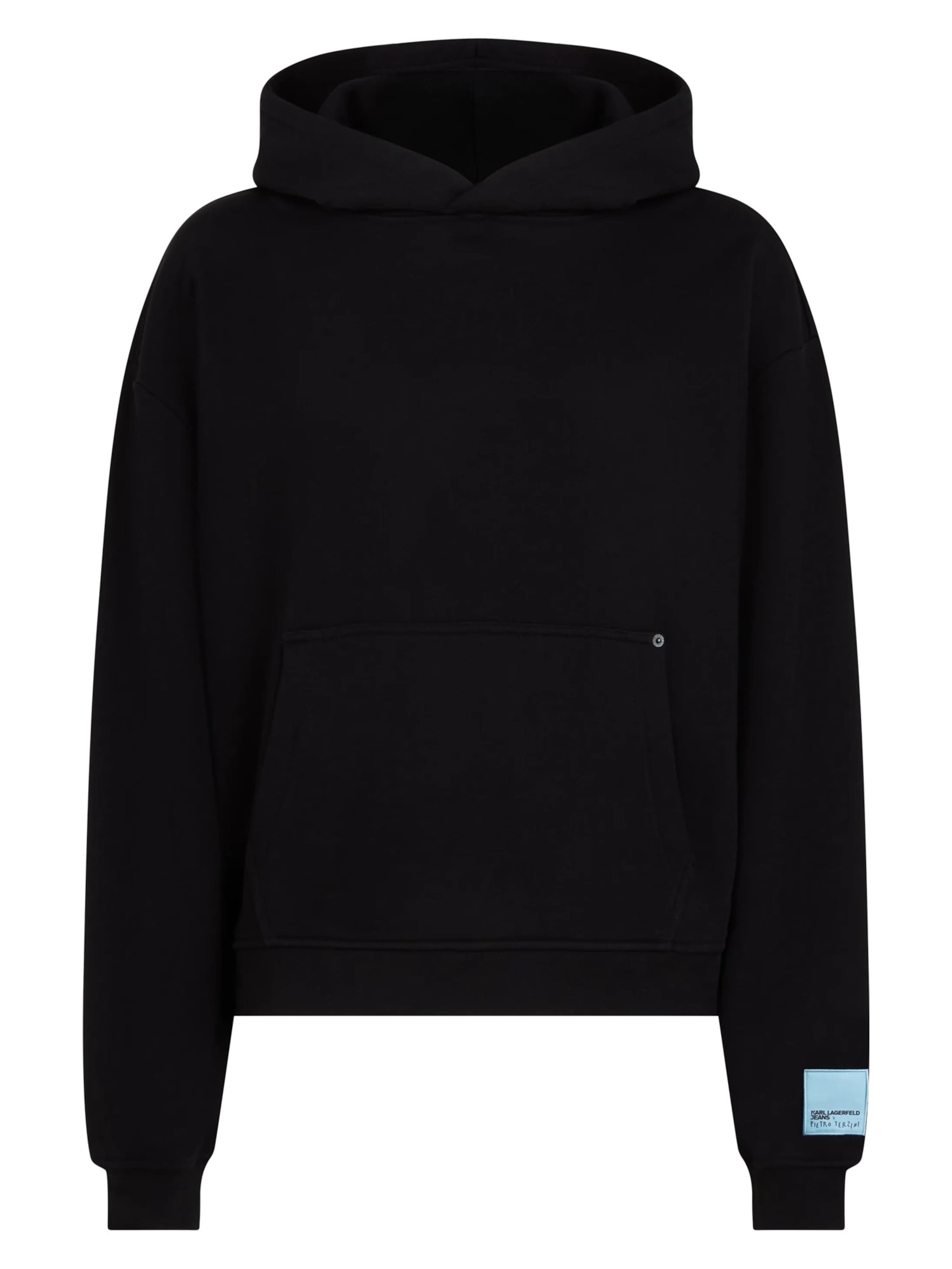 KARL LAGERFELD JEANS - Sudadera ' KLJ X Pietro Terzini' en negro: frente