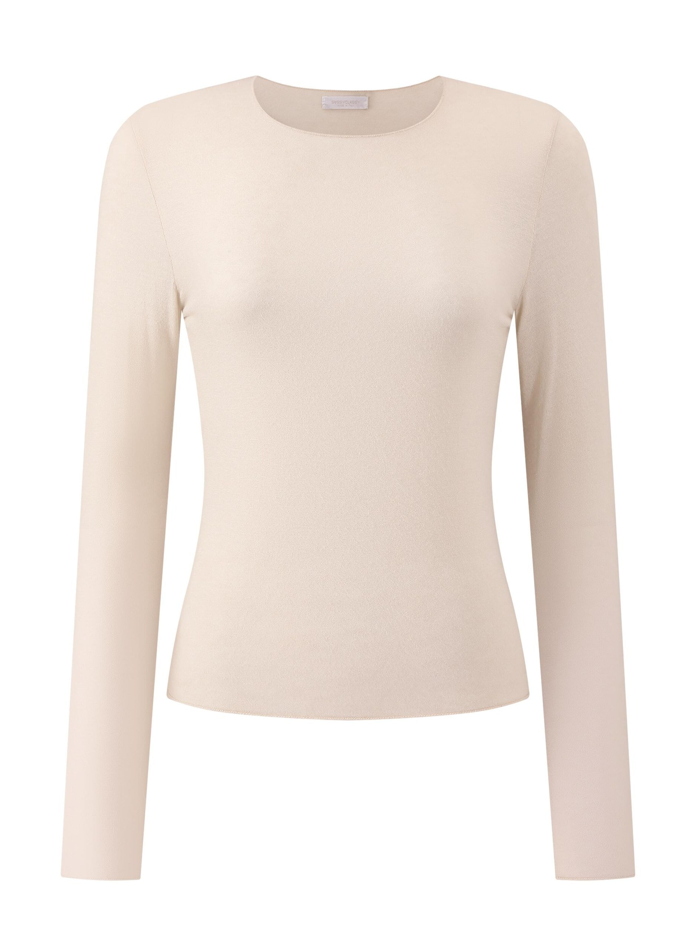 SASSYCLASSY T-shirt i beige: framsida