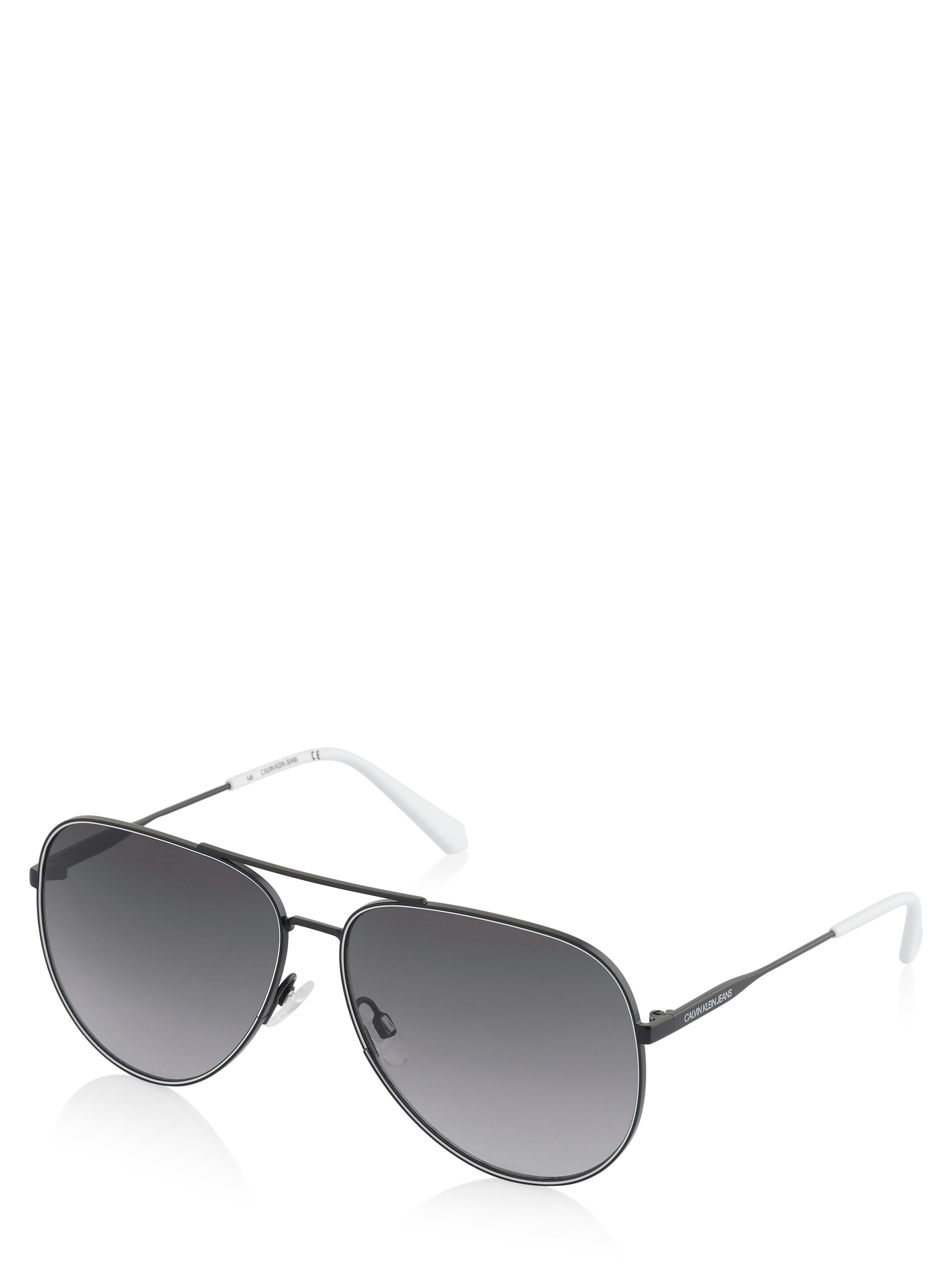 Calvin Klein - Gafas de sol 'Calvin Klein Jeans Sonnenbrille' en negro: frente