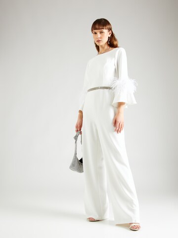 Tuta jumpsuit di Adrianna Papell in bianco