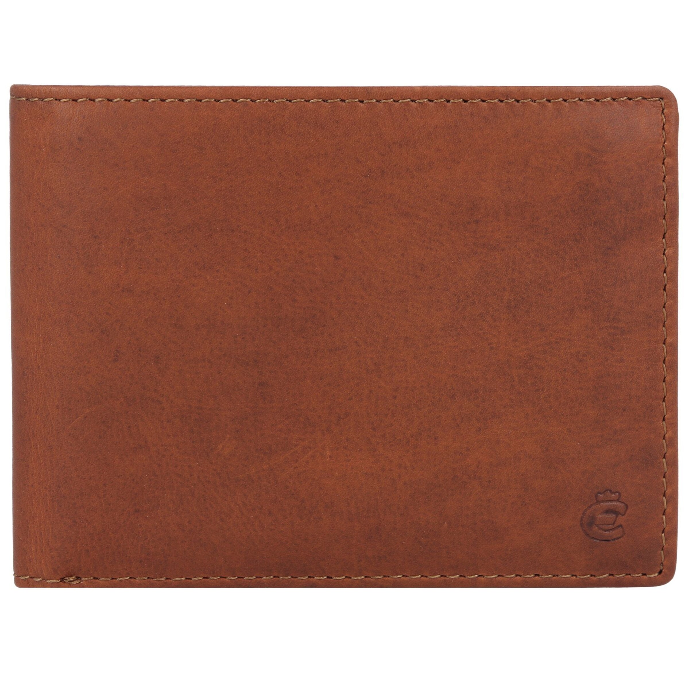 Esquire Portemonnaie 'Dallas' in Braun: Vorderseite