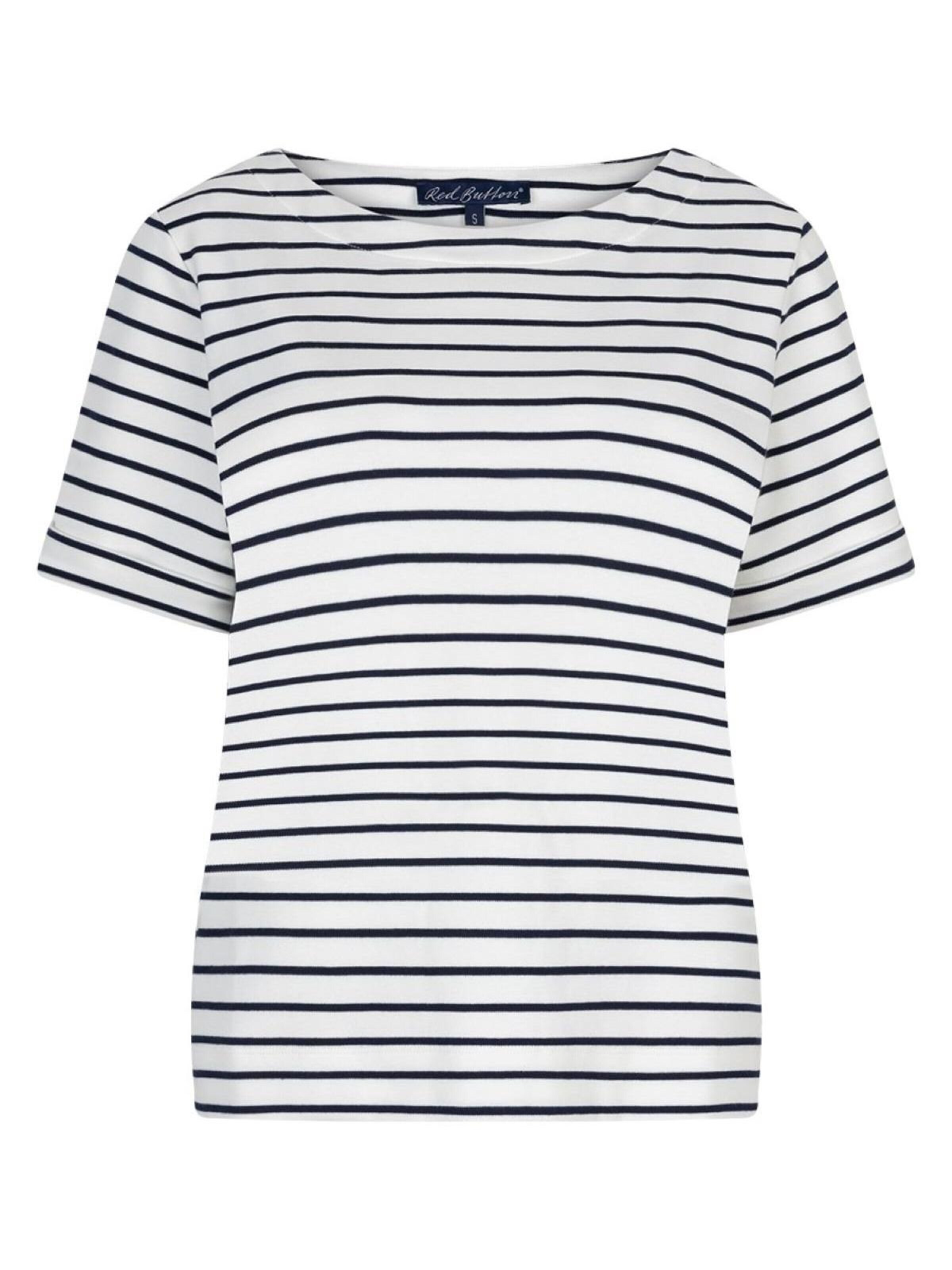 Red Button Shirt 'Red Button Terry KM dark blue' in Blauw: voorkant