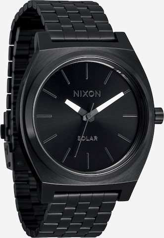 Nixon Analog klocka 'Time Teller Solar' i svart: framsida