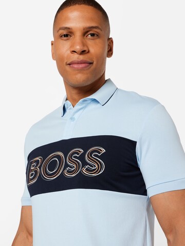 BOSS Green Poloshirt 'Pavel' in Blau