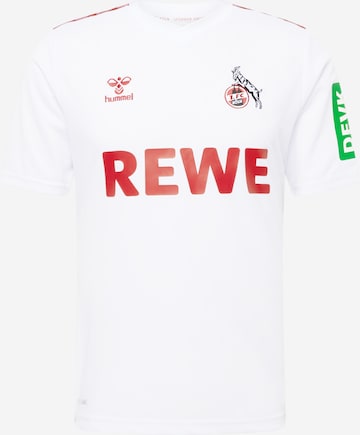 Hummel Performance Shirt 'FC Köln 23-24 Auswärts' in White: front