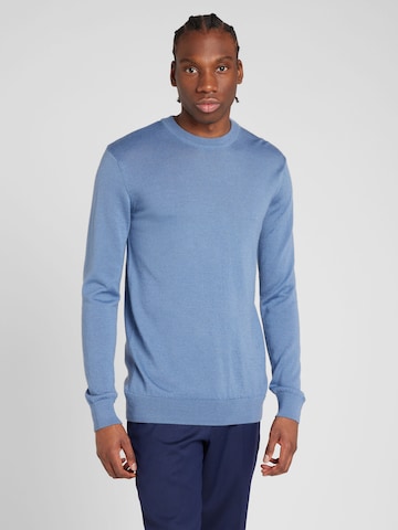 KnowledgeCotton Apparel Sweater in Blue: front