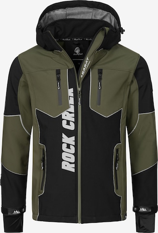 Rock Creek Outdoor jacket in Black: front
